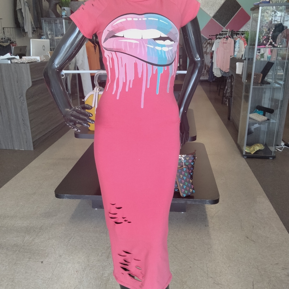 Lips dress